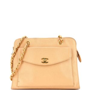 Vintage Front Pocket Camera Bag Caviar Large