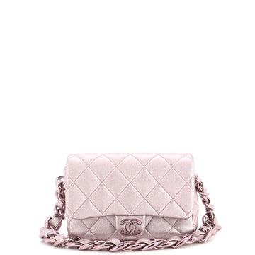 Funky Town Flap Bag Quilted Lambskin Small