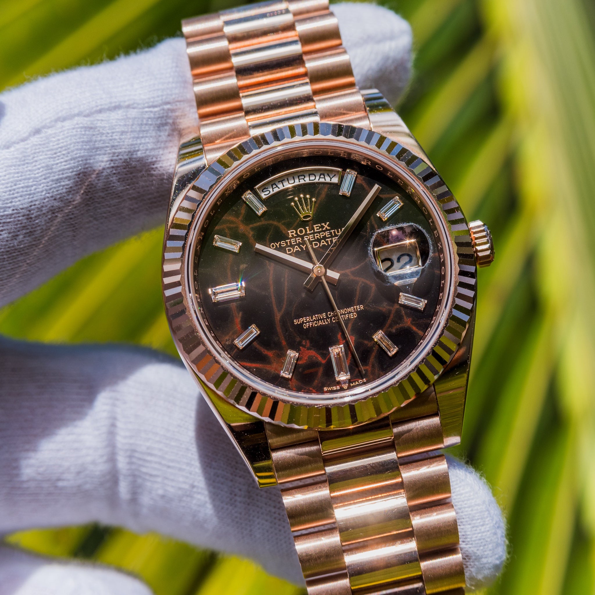 Rolex 2023 Day-Date 40mm Eisenkieslel 228235 - Image 6