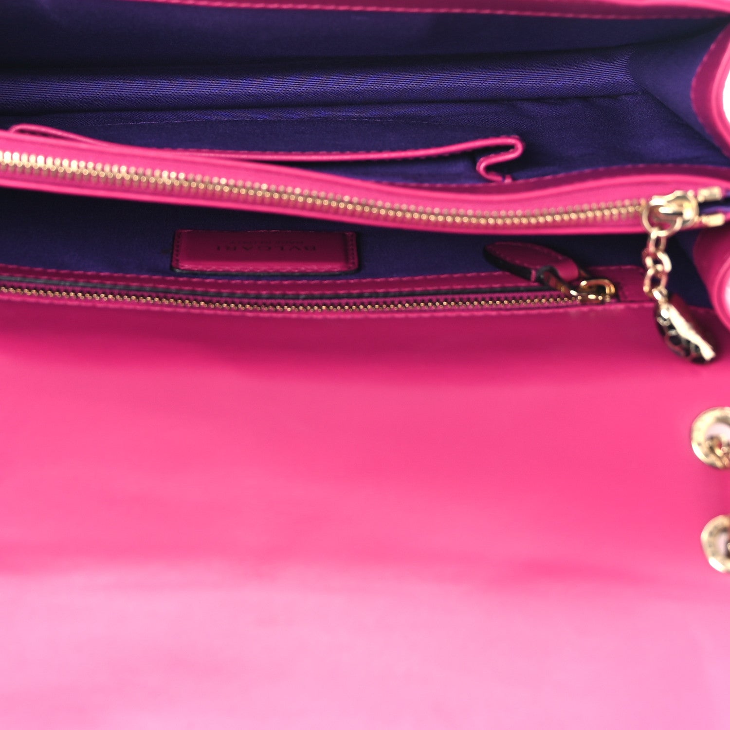 Calfskin Serpenti Forever Shoulder Bag Pink - Image 5