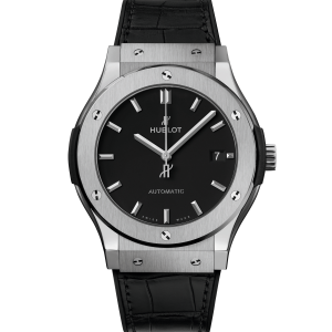 Hublot Classic Fusion Titanium, 45mm with Black Dial