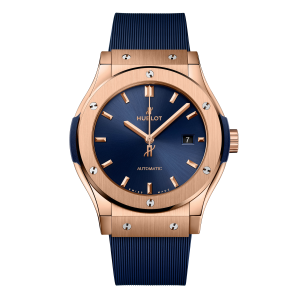 Hublot Classic Fusion King Gold Blue, 42mm with Blue Dial