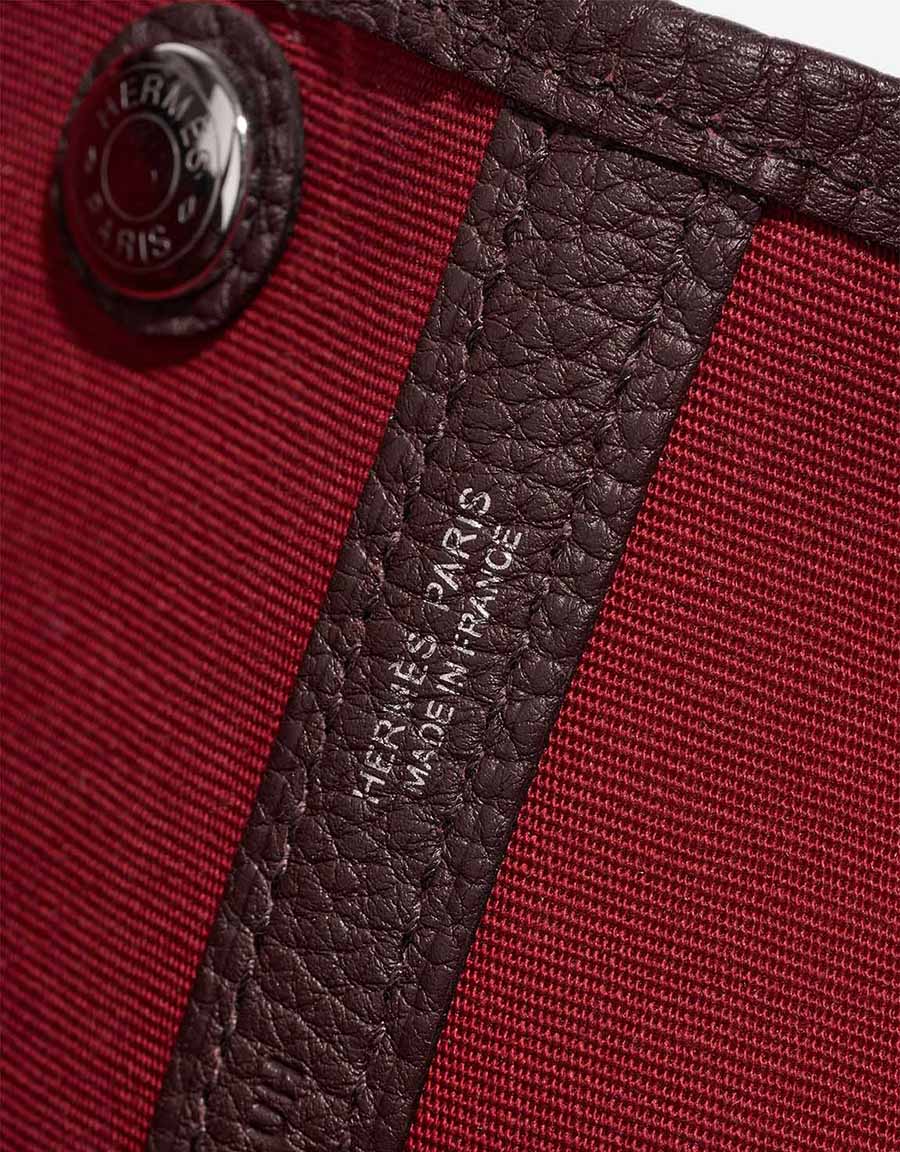 Hermès Garden Party 30 Taurillon Clémence / Toile Pink / Rouge Duchesse - 图片 8