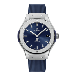 Hublot Classic Fusion Titanium Blue, 38mm with Blue Dial