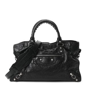 Agneau Giant 12 Silver Hardware City Black