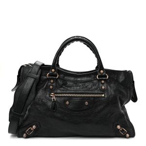 Agneau Giant 12 Gold Hardware City Black