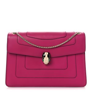 Calfskin Serpenti Forever Shoulder Bag Pink