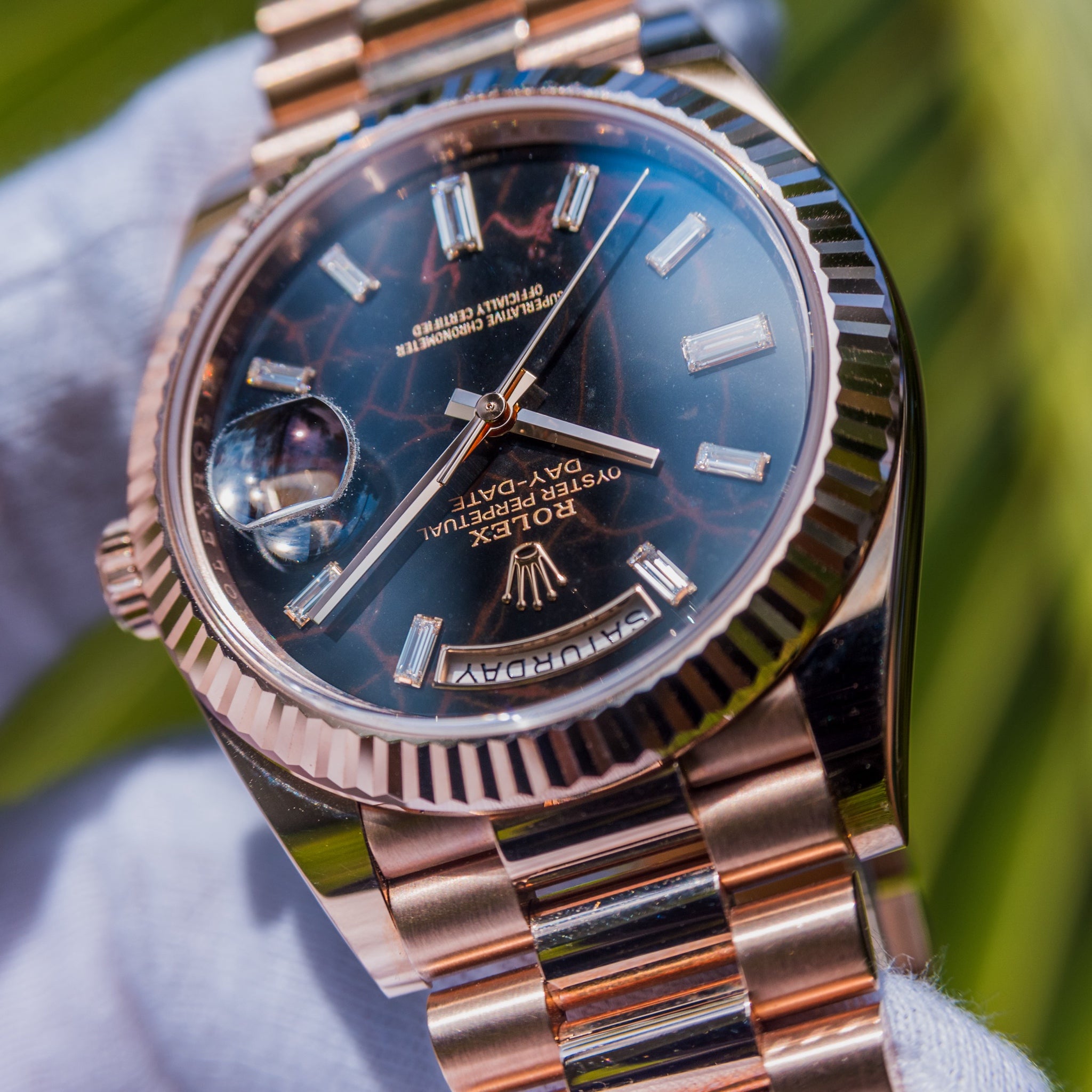 Rolex 2023 Day-Date 40mm Eisenkieslel 228235 - Image 4
