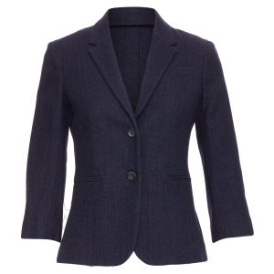 Women's The Row virgin wool angora single breasted blazer