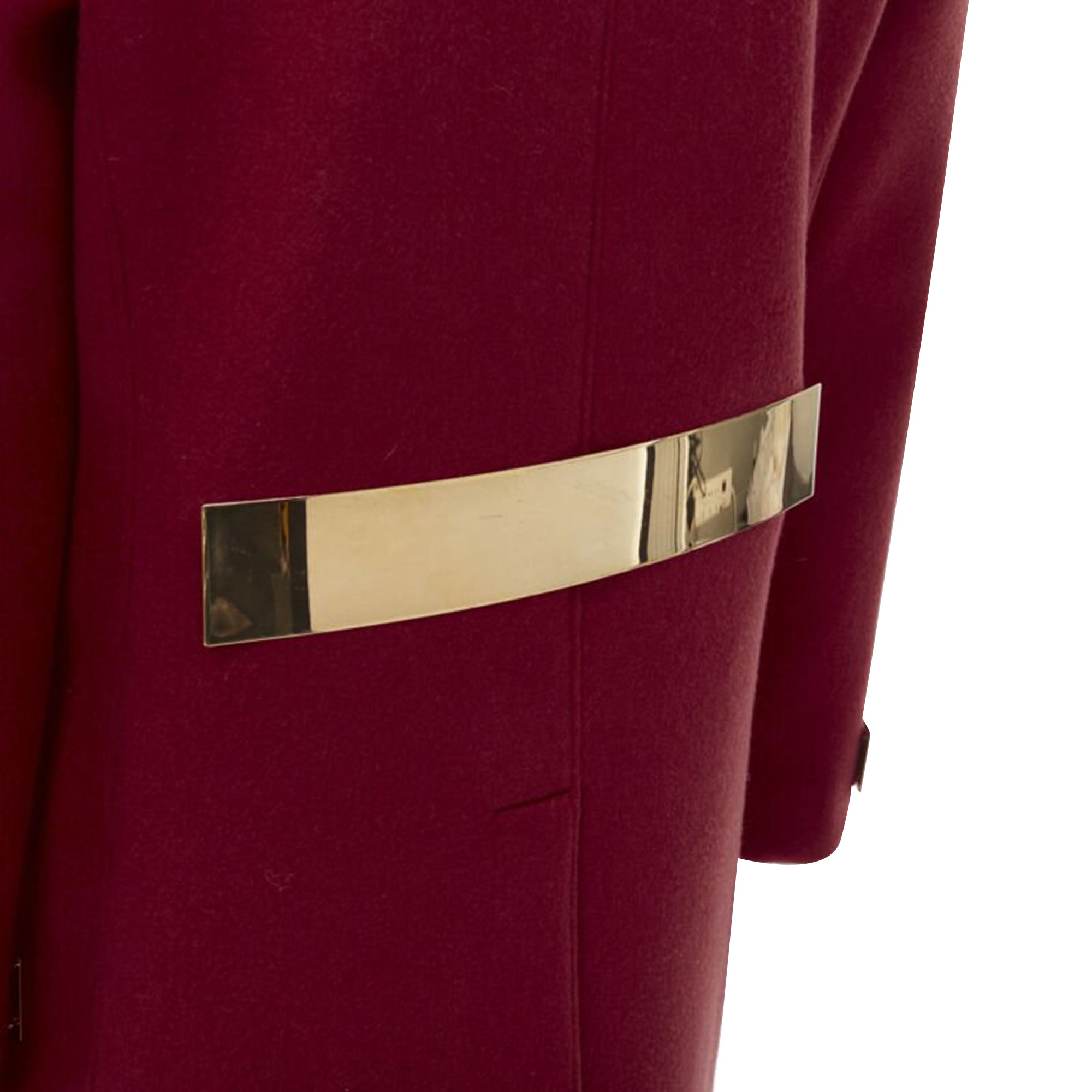 Women's Burberry Prorsum cashmere blend metal bar coat - Image 10