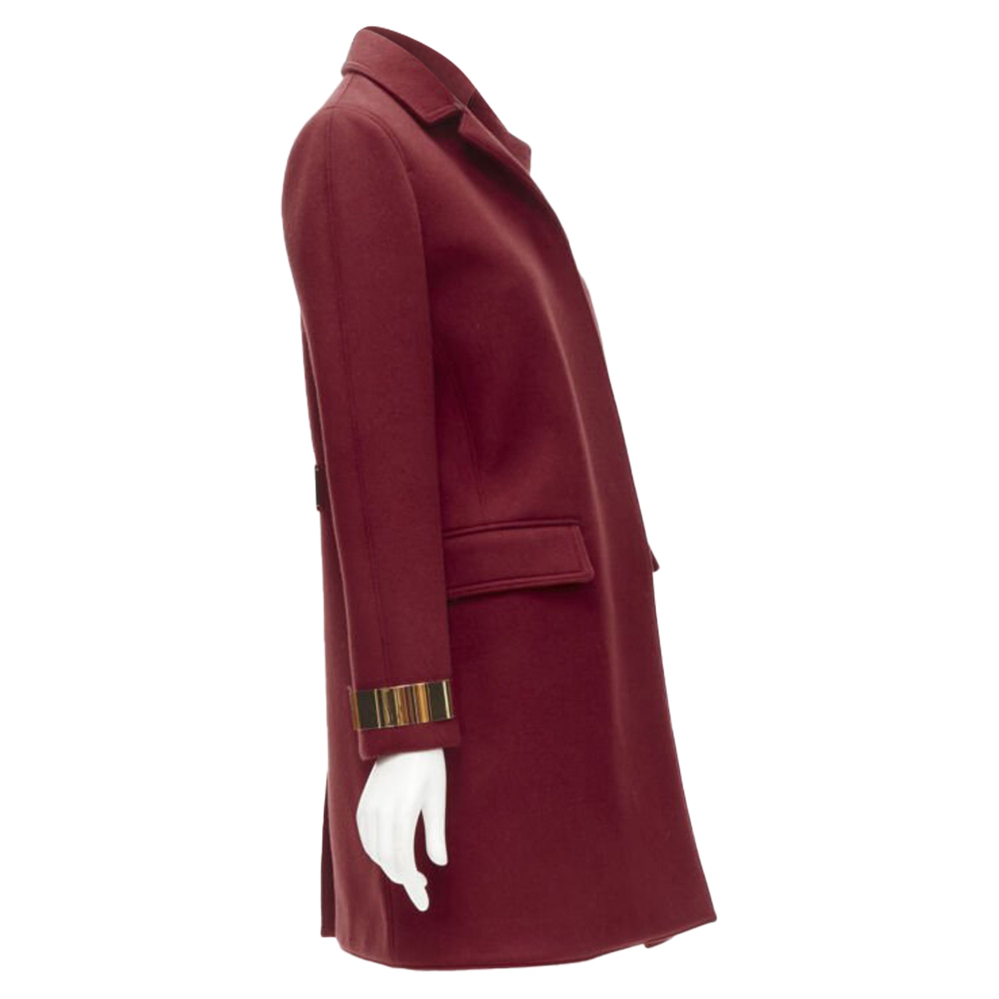Women's Burberry Prorsum cashmere blend metal bar coat - Image 4