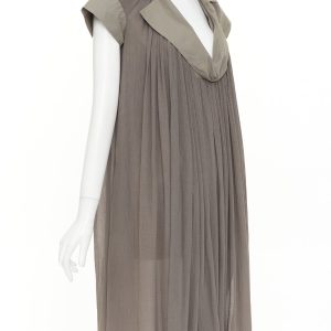 Women's Bottega Veneta cotton chiffon pleated dress