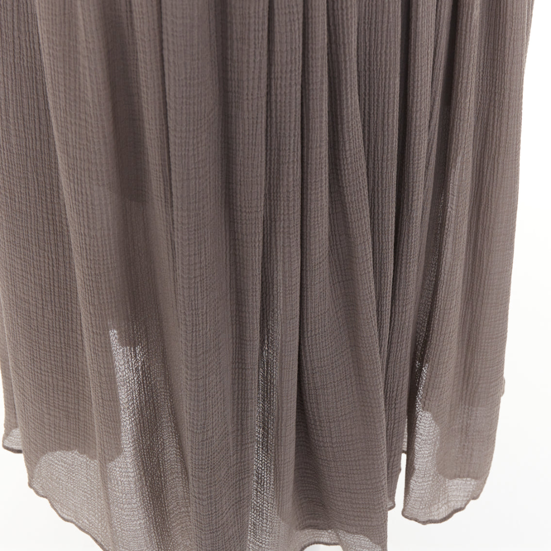 Women's Bottega Veneta cotton chiffon pleated dress - Image 7