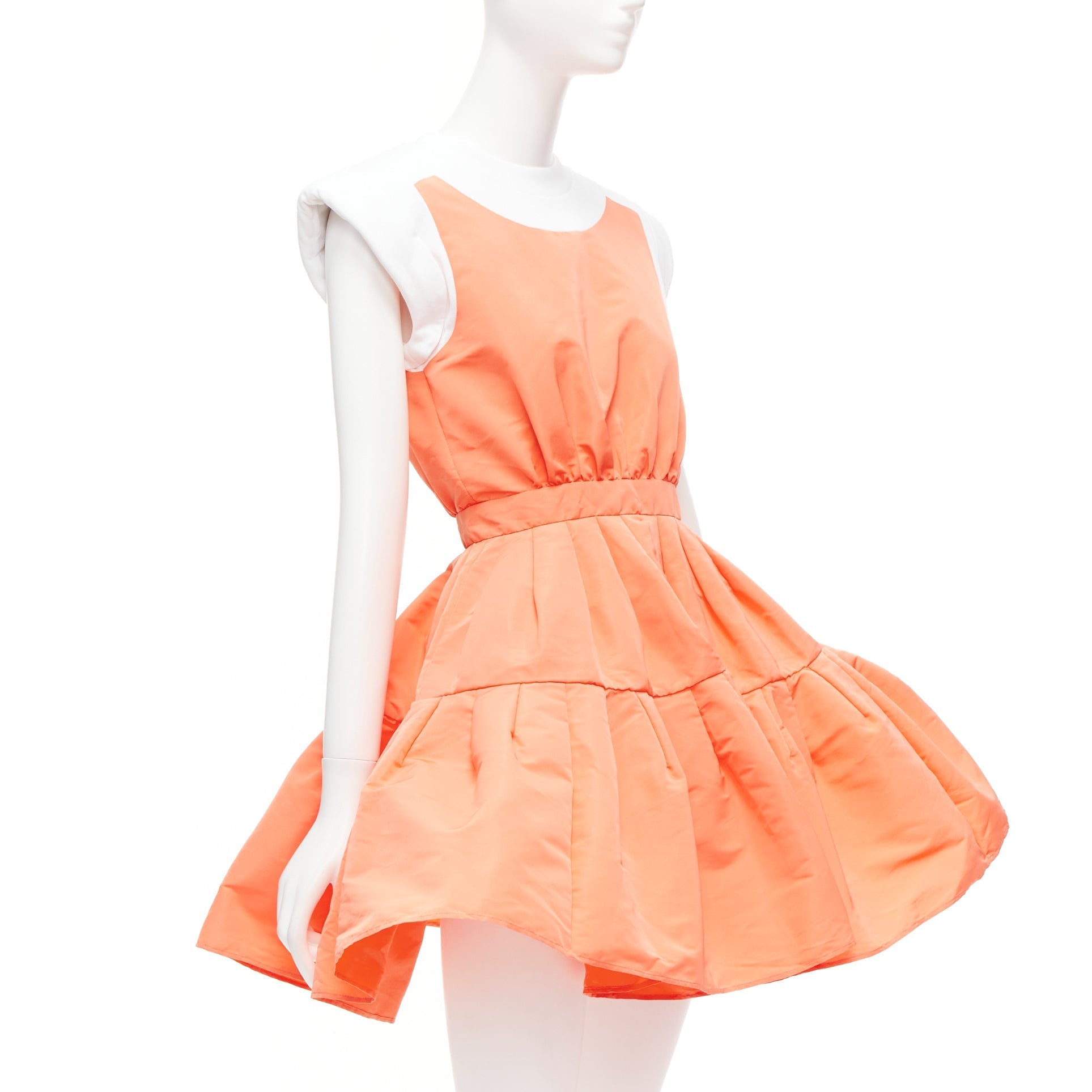 Women's Alexander McQueen taffeta tank flared dress - Image 3
