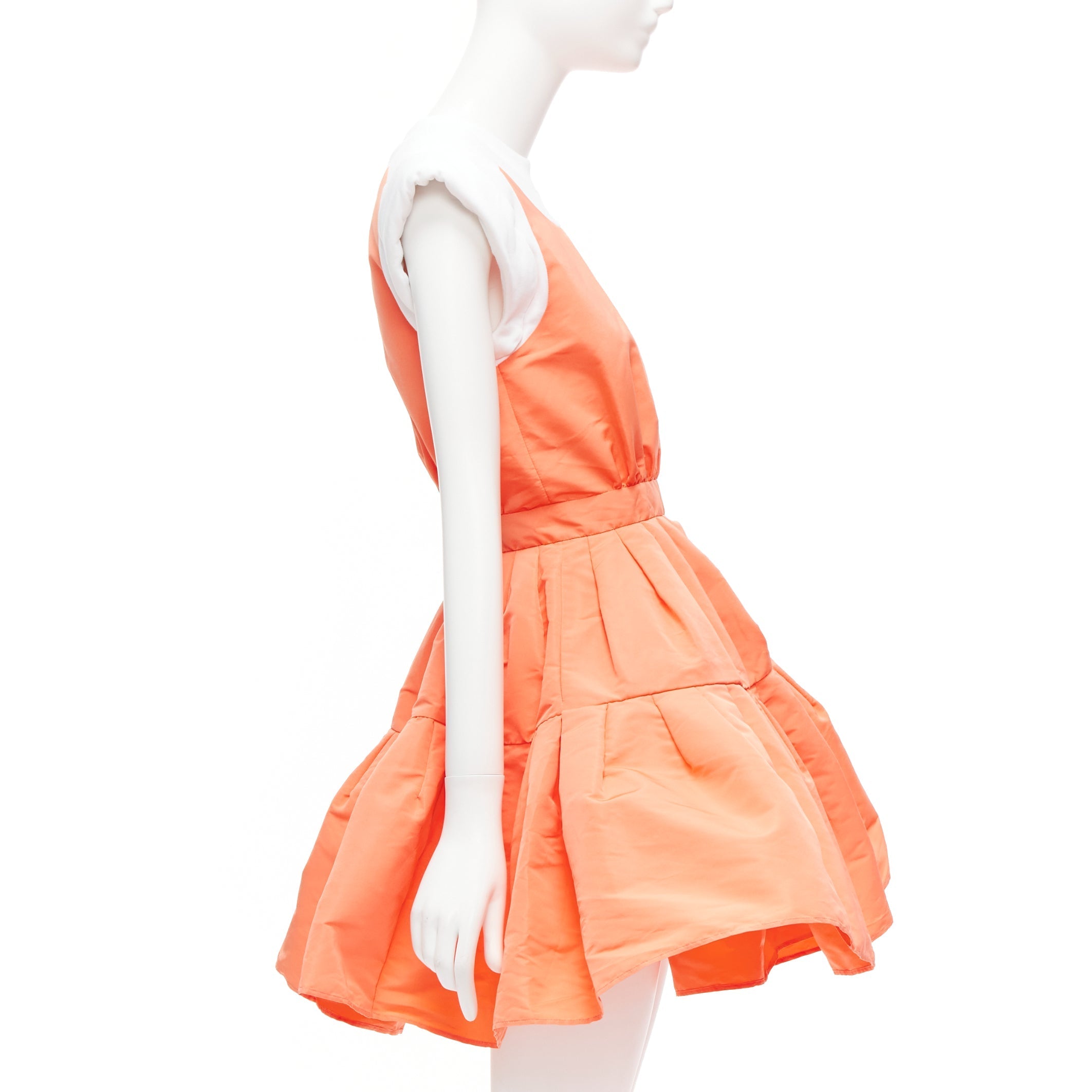 Women's Alexander McQueen taffeta tank flared dress - Image 4