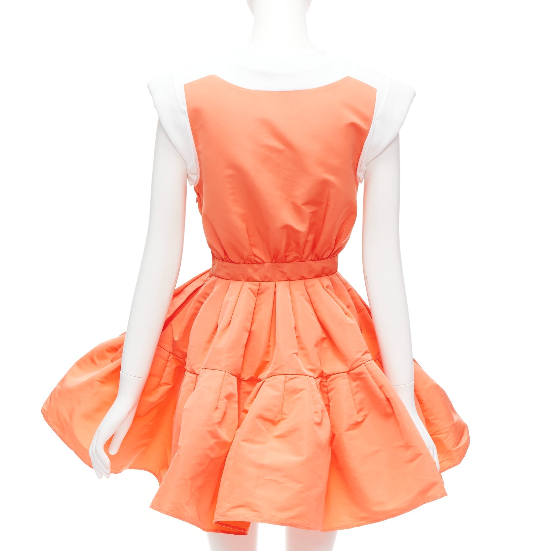 Women's Alexander McQueen taffeta tank flared dress - Image 5