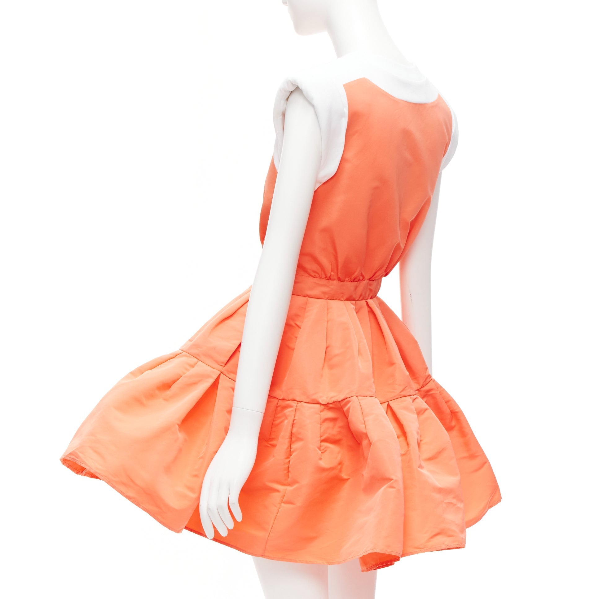 Women's Alexander McQueen taffeta tank flared dress - Image 6