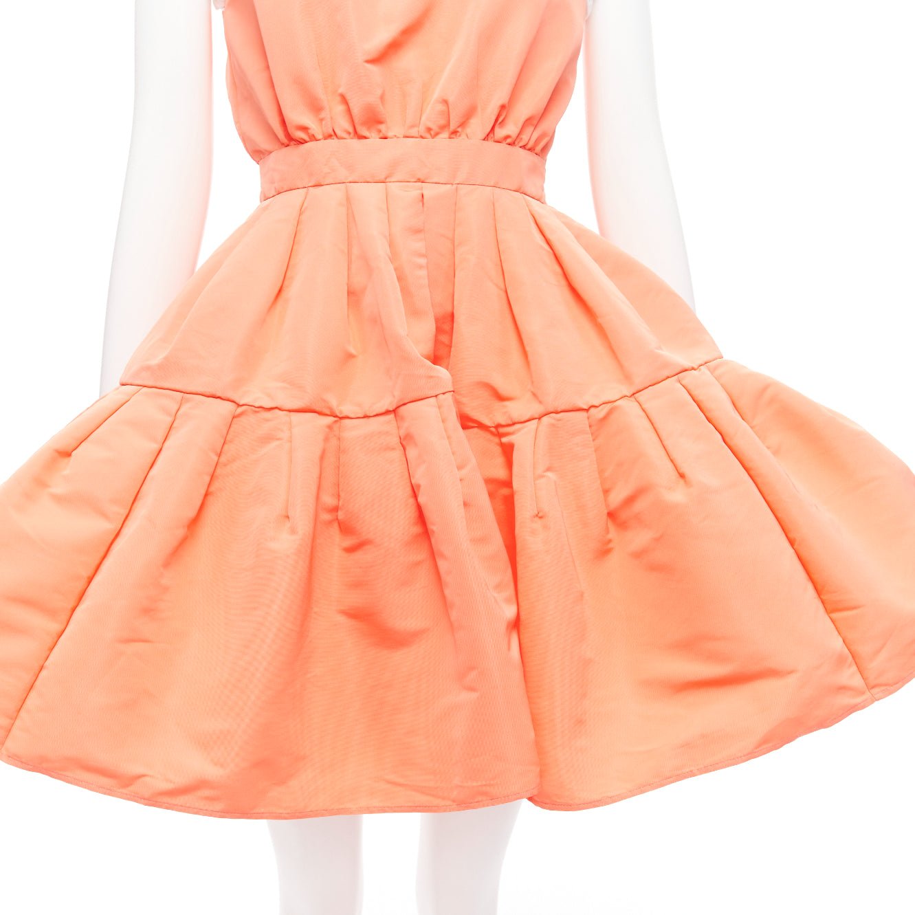 Women's Alexander McQueen taffeta tank flared dress - Image 7