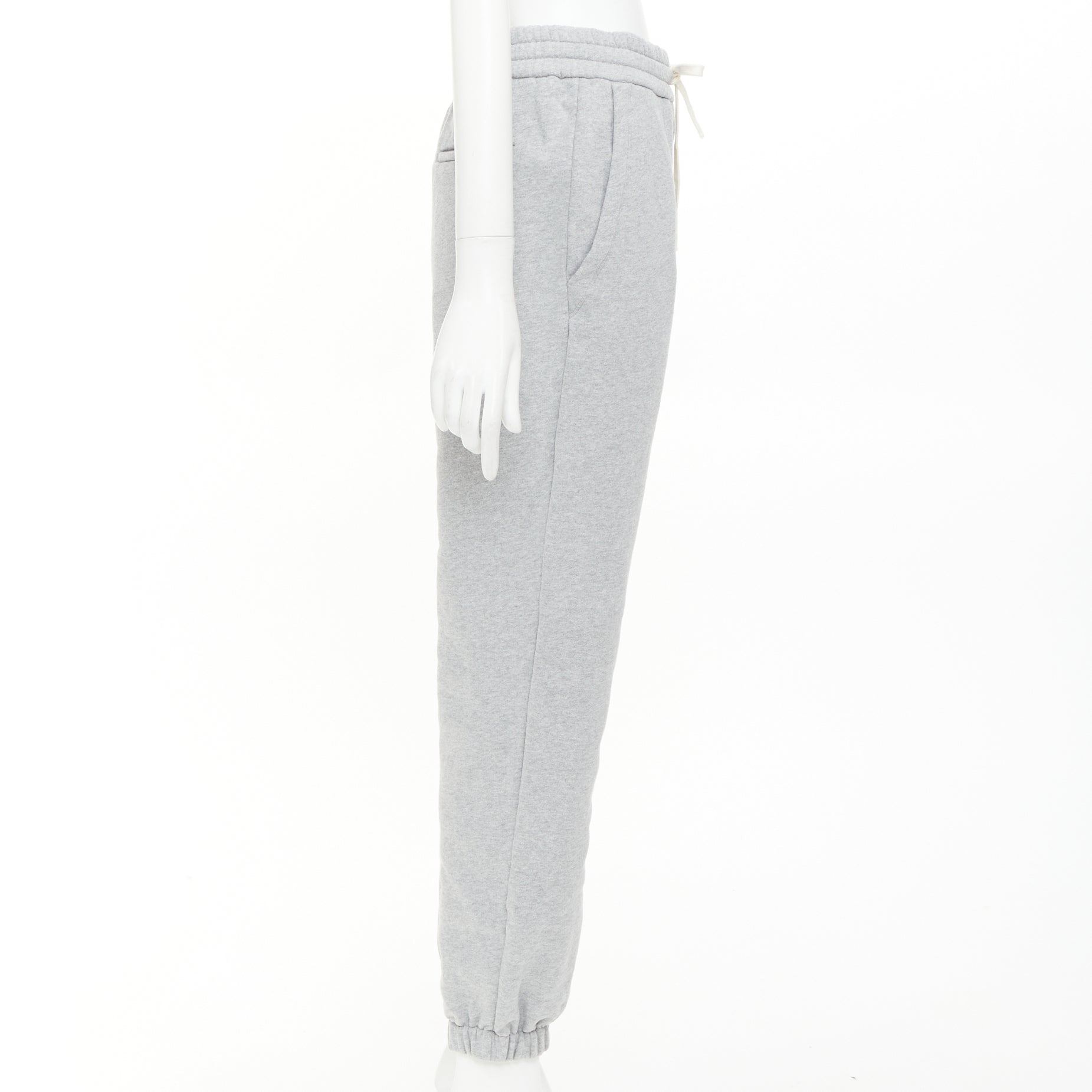 Women's Miu Miu cotton jersey logo applique jogger pants - Image 4