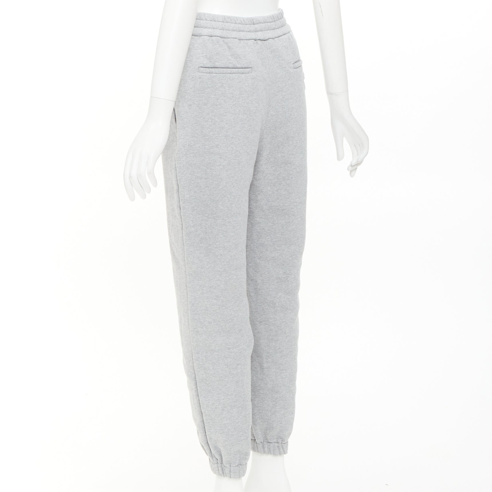 Women's Miu Miu cotton jersey logo applique jogger pants - Image 6