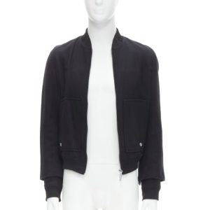 Men's Balenciaga Ghesquiere wool double sleeve bomber jacket