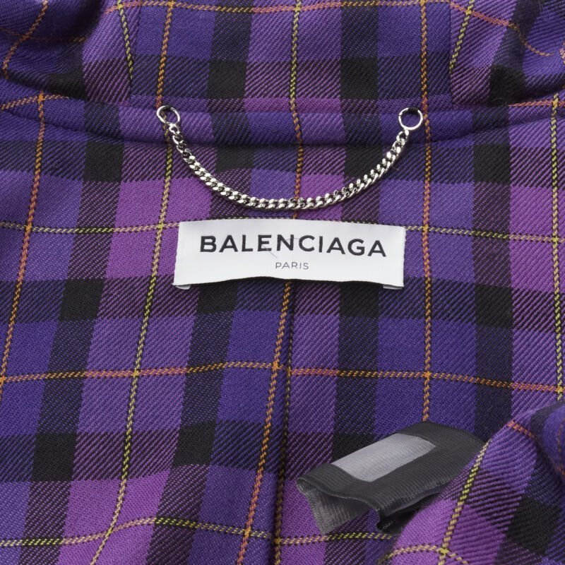 Women's Balenciaga Runway Pulled toggle wrap coat - Image 10