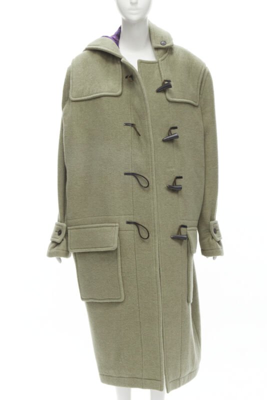 Women's Balenciaga Runway Pulled toggle wrap coat - Image 3