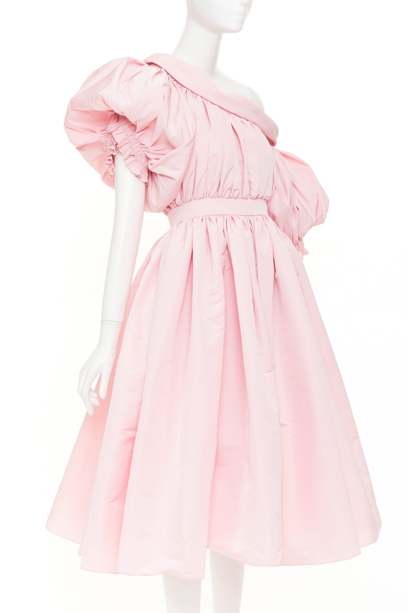 Women's Alexander McQueen anemone faille dress - Image 3
