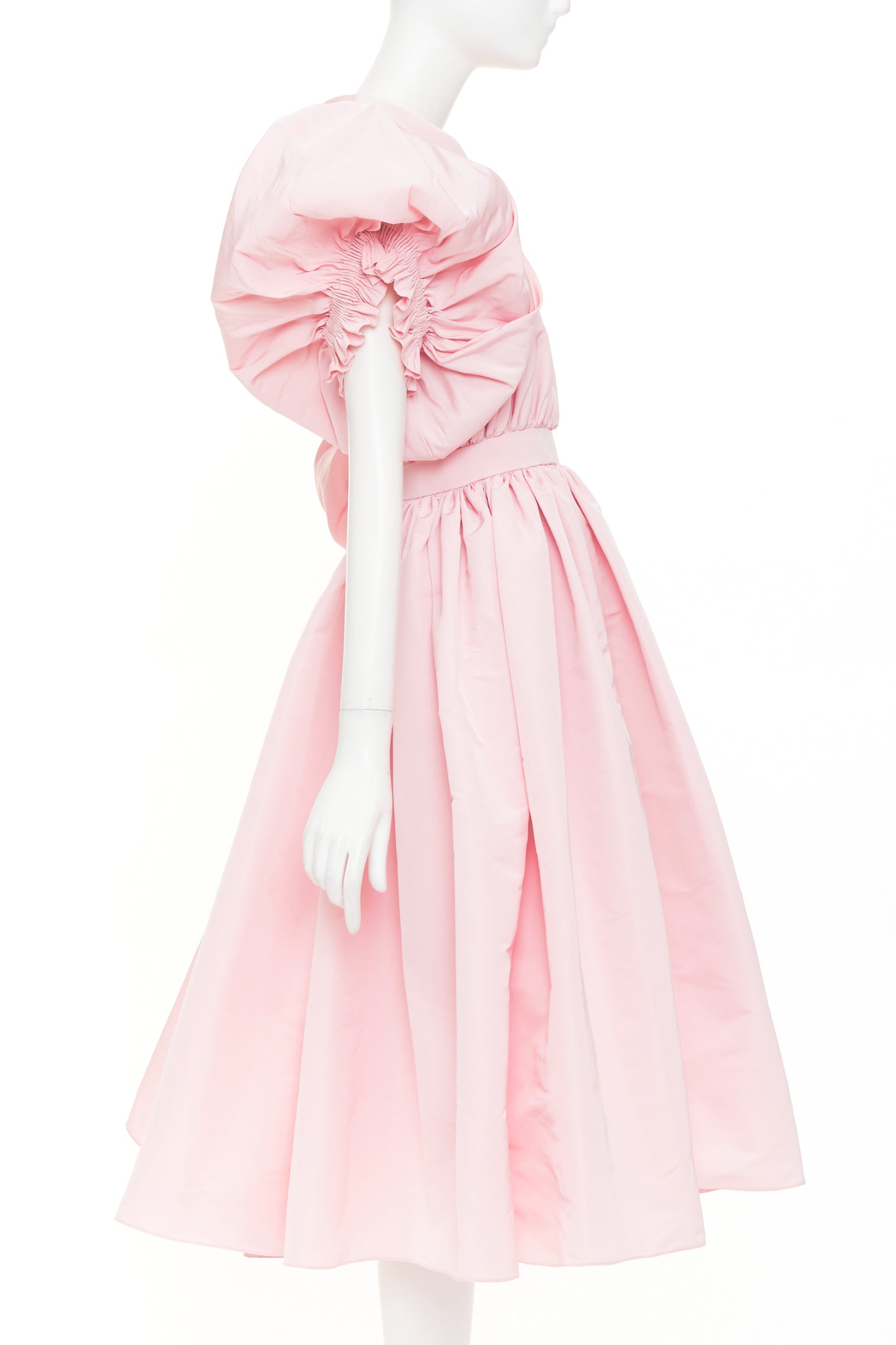 Women's Alexander McQueen anemone faille dress - Image 4