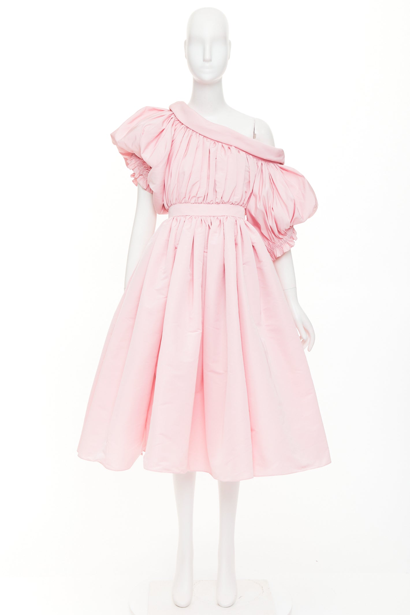 Women's Alexander McQueen anemone faille dress - Image 9