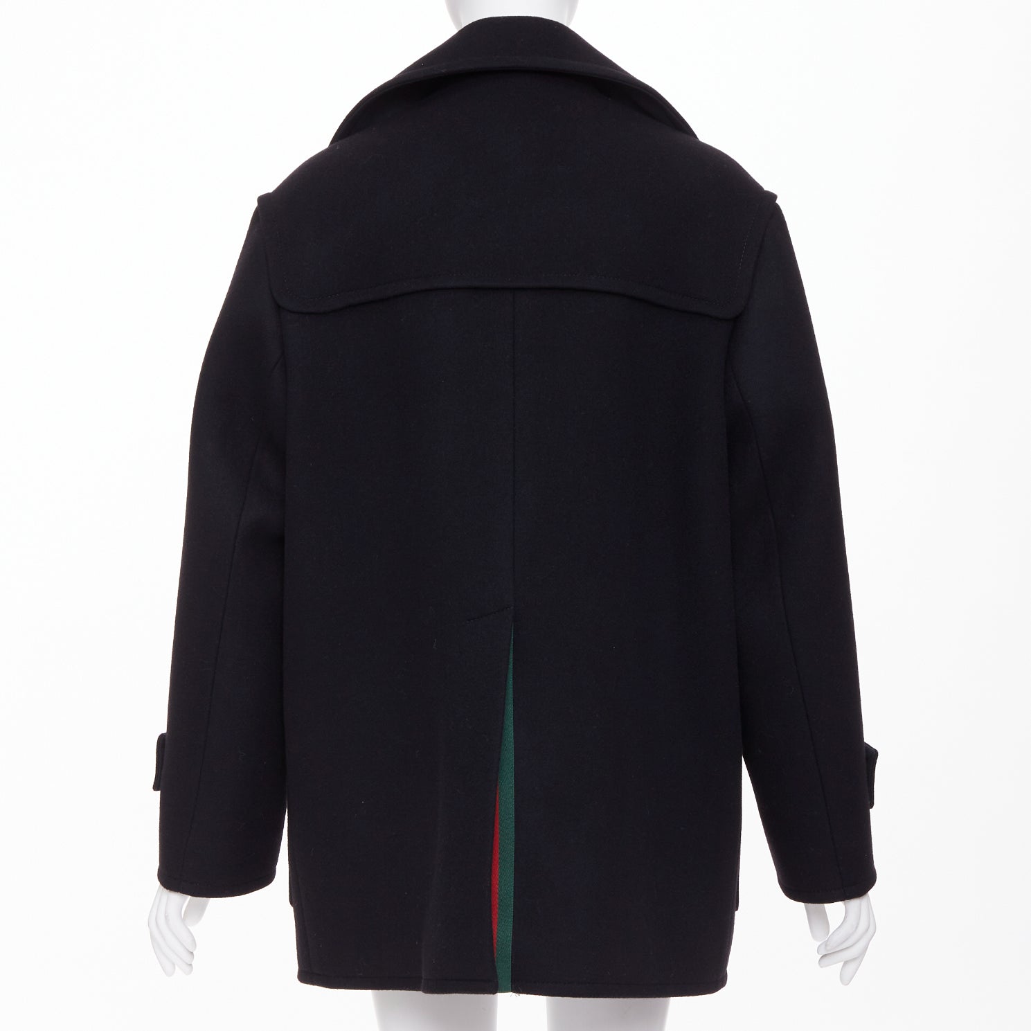Women's Gucci G button wool double breasted coat - Image 5