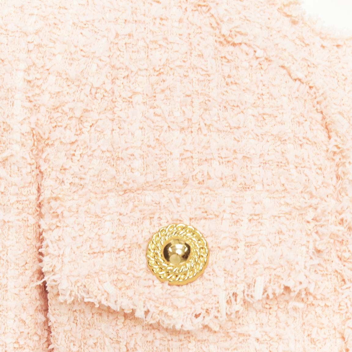 Women's Balmain cropped tweed jacket - Image 7