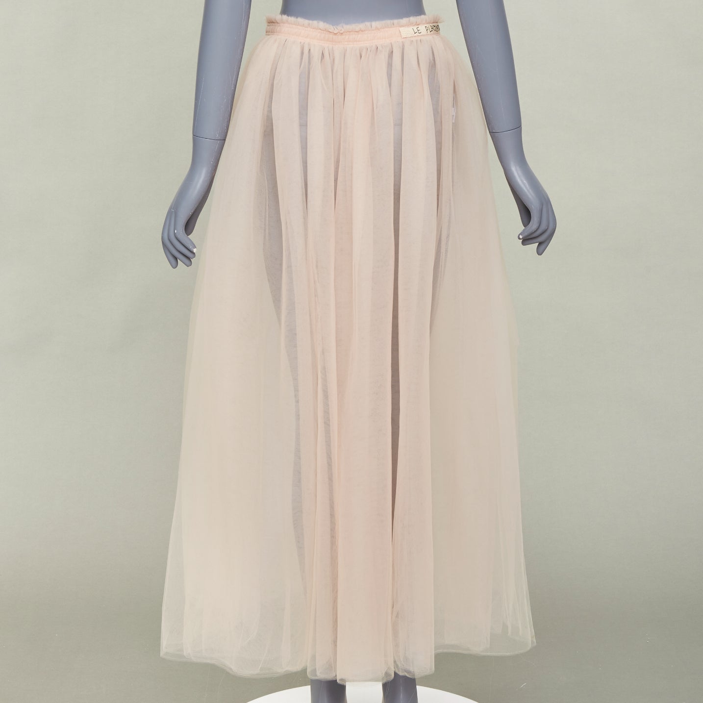 Women's Valentino mesh tulle embroidered midi skirt - Image 5