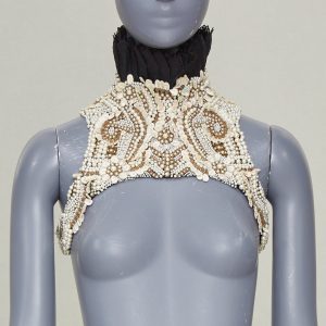 Women's Alexander McQueen pearl bead halter neckpiece