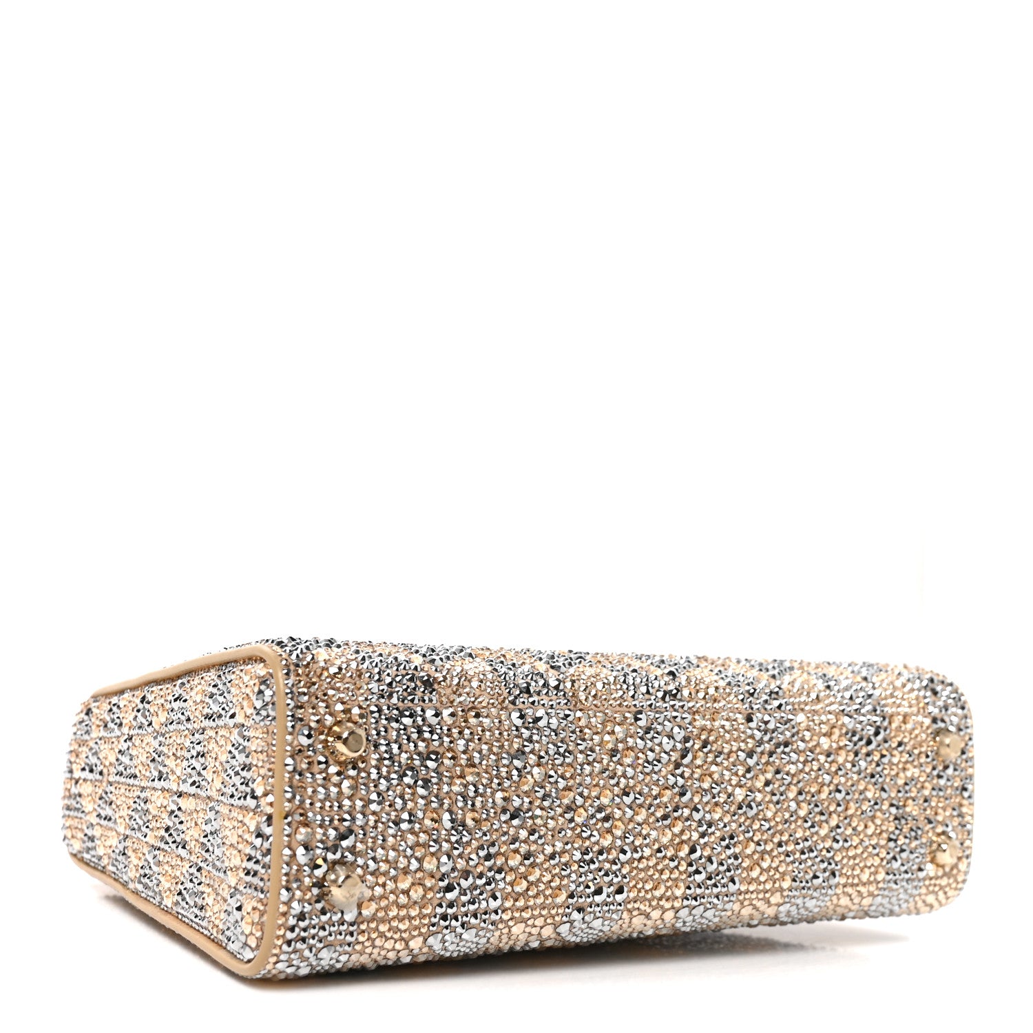 Calla Crystal Serpenti Duo Top Handle Bag Gold Silver - Image 4