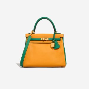Hermès Kelly HSS 25 Swift Jaune d’Or / Vert Vertigo
