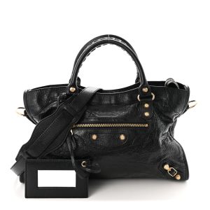 Agneau Giant 12 Gold Hardware City Black
