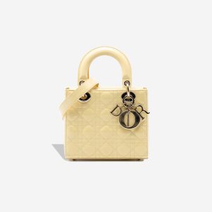 Dior Lady Small Patent Light Yellow