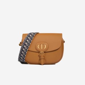 Dior Bobby Medium Lamb Light Brown