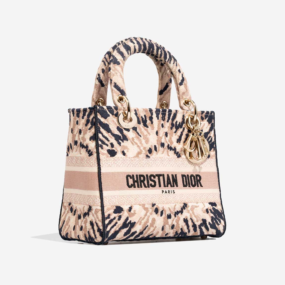 Dior Lady Medium Canvas Beige / Multicolour - 图片 5
