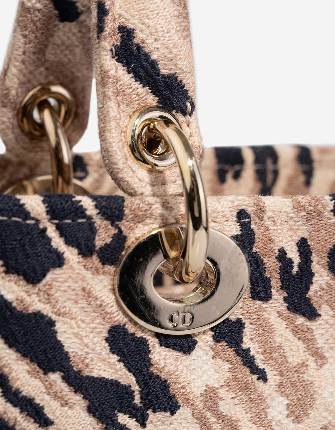 Dior Lady Medium Canvas Beige / Multicolour - 图片 11