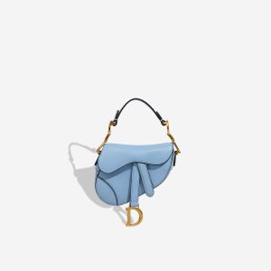 Dior Saddle Micro Goat Light Blue