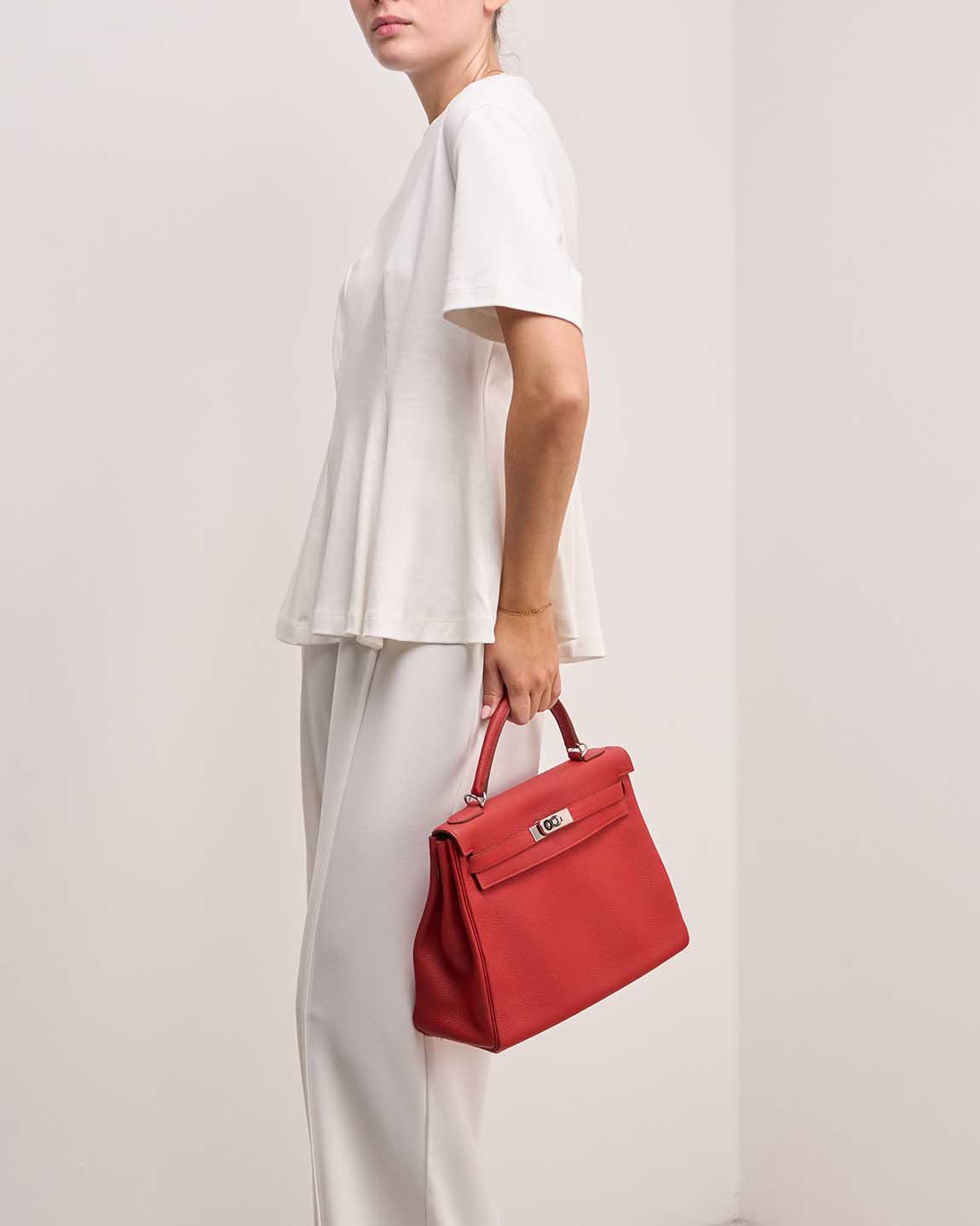 Hermès Kelly 32 Togo Vermillon - 图片 2