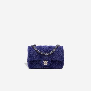 Chanel Timeless Mini Tweed Blue / Purple