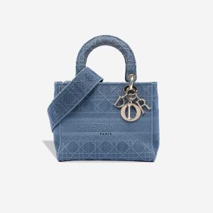 Dior Lady D-Lite Medium Canvas Blue