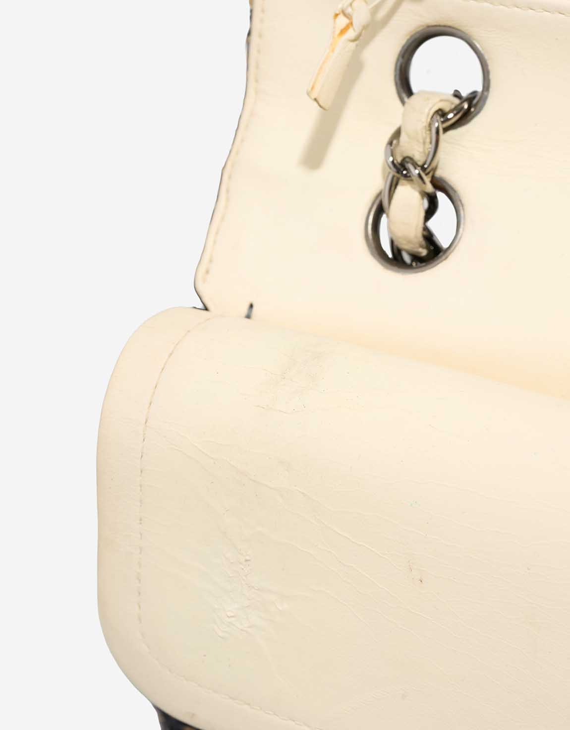 Chanel Timeless Medium Tweed White / Marine - 图片 11