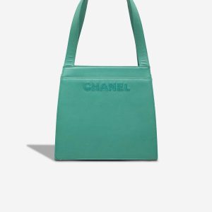 Chanel Handle Medium Lamb Turquoise
