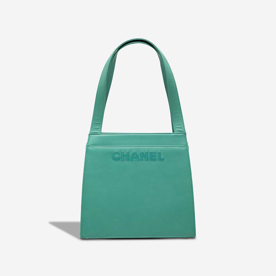 Chanel Handle Medium Lamb Turquoise - 图片 2