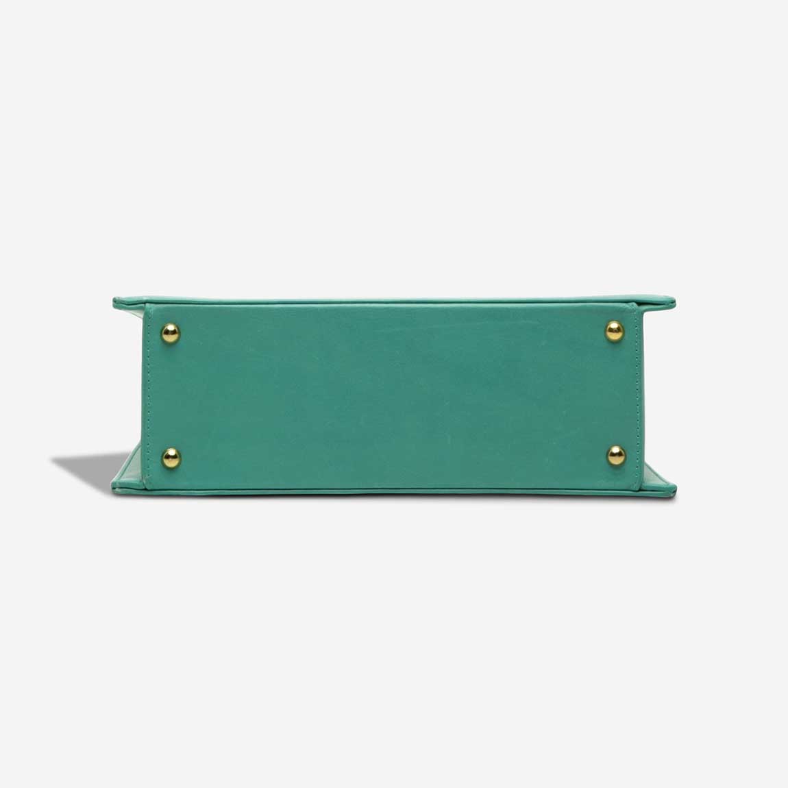 Chanel Handle Medium Lamb Turquoise - 图片 4