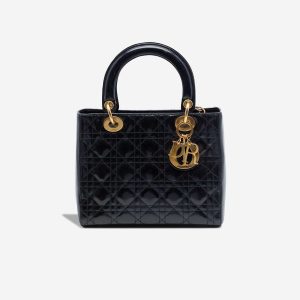 Dior Lady Medium Patent Black